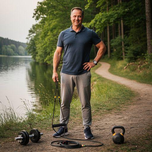 Csoportos online edzés, ahol a résztvevők együtt gyakorolják a sérülésmegelőző technikákat.